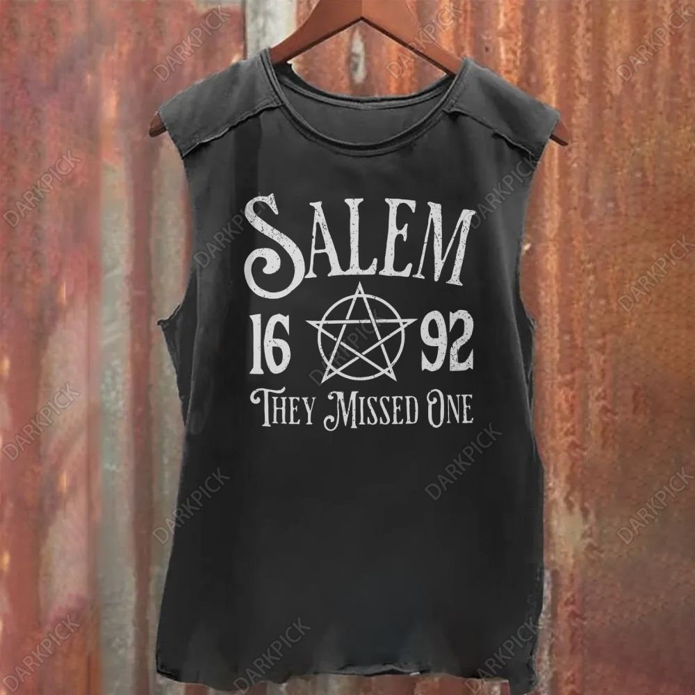 Salem 1692 they missed one Washed Tank Top