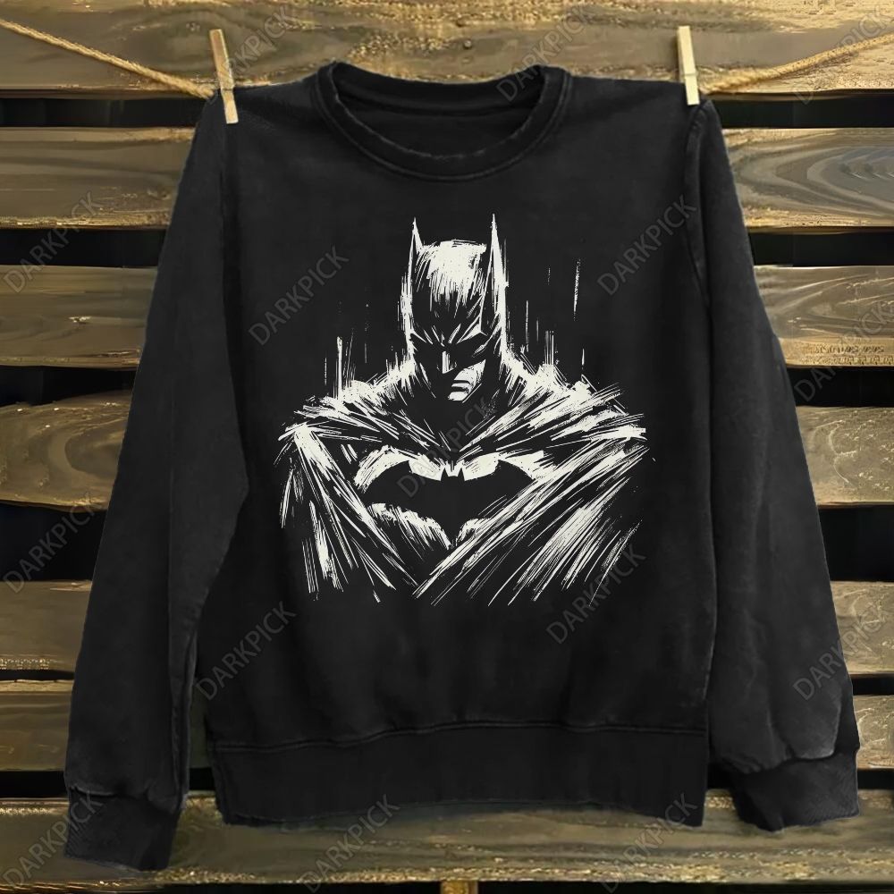 BATMAN ILLUSTRATIONS Cotton Sweatshirt