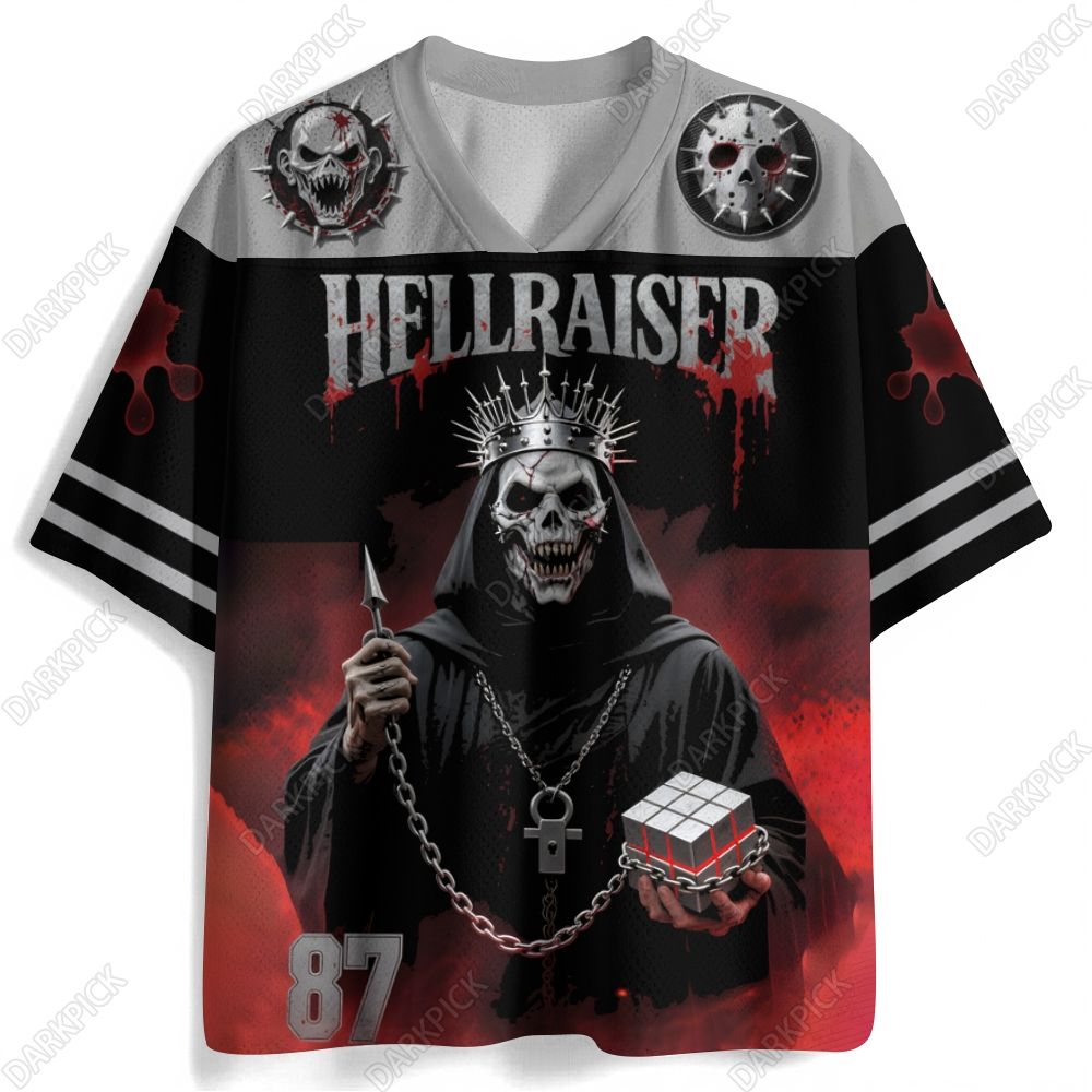 Hellraiser Pinhead Halloween Jersey Shirts