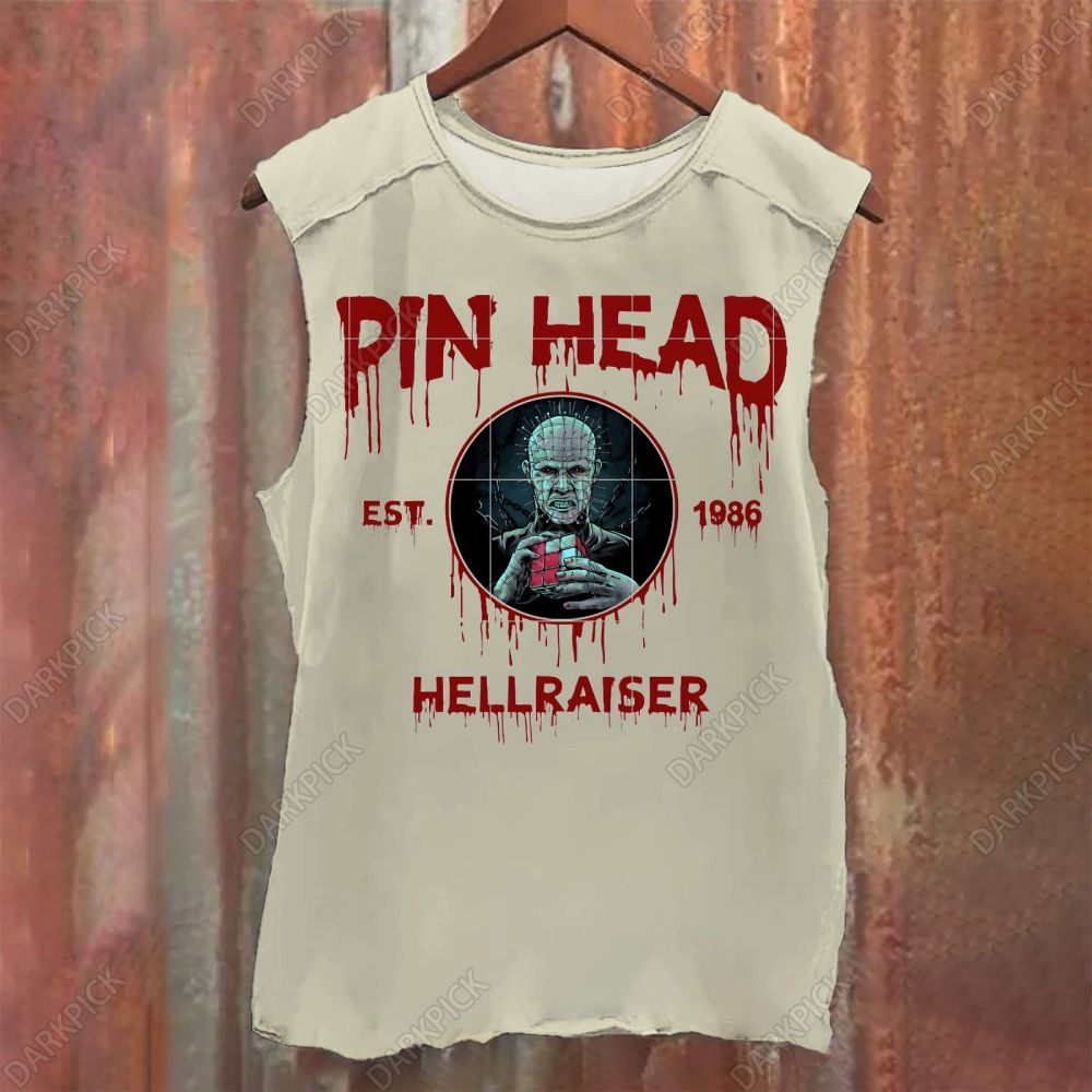 Hellraiser Movie Pinhead Halloween Tank Top