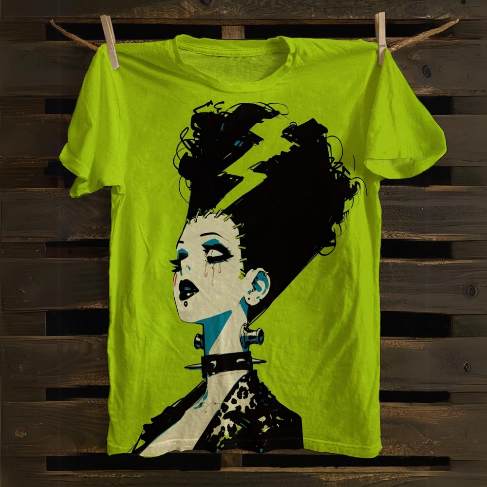 Bride of Frankenstein Movie Horror Unisex T-Shirt – darkpick