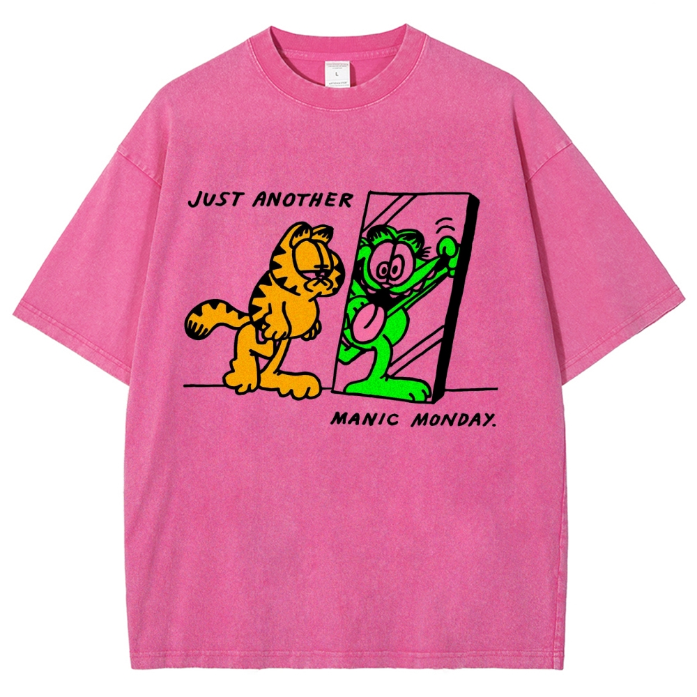JUST ANOTHER MANIC MONDAY Washed T-Shirt