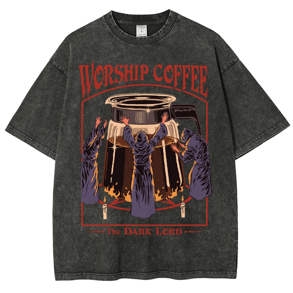 Worship Coffee Washed T-Shirt