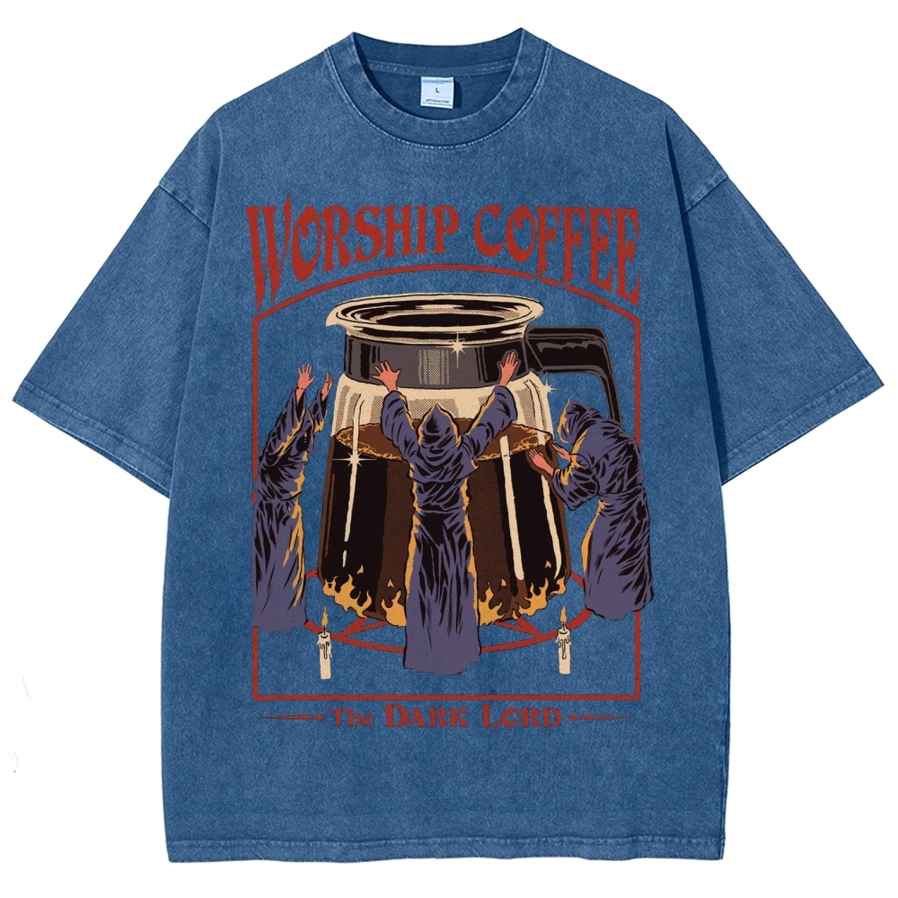 Worship Coffee Washed T-Shirt