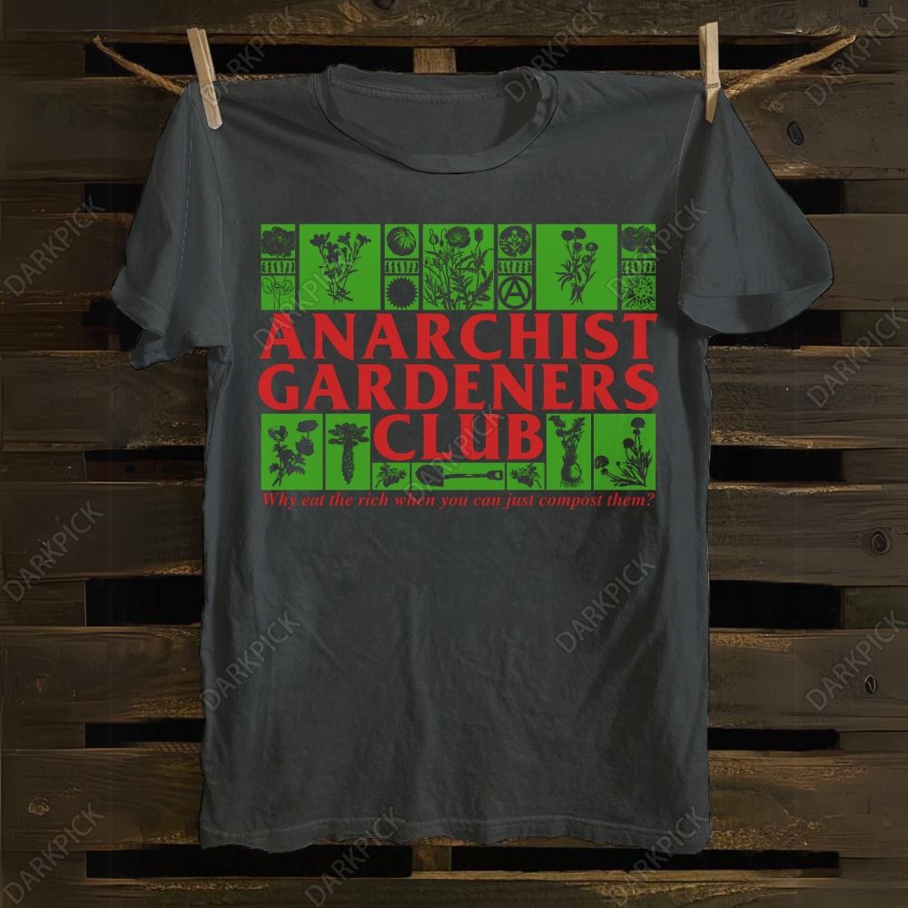 Anarchist Gardeners Club cotton T-shirt