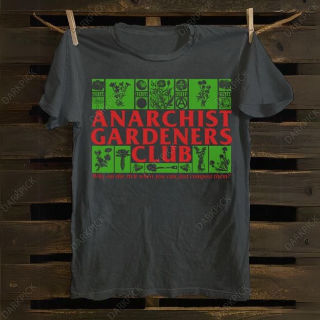Anarchist Gardeners Club cotton T-shirt