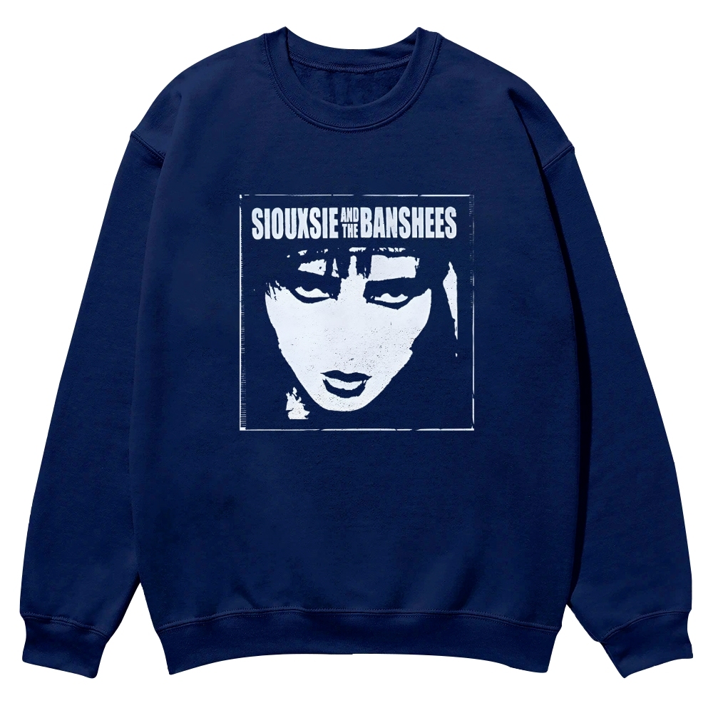 Vintage Siouxsie and the Banshees face Casual Crewneck Sweatshirt