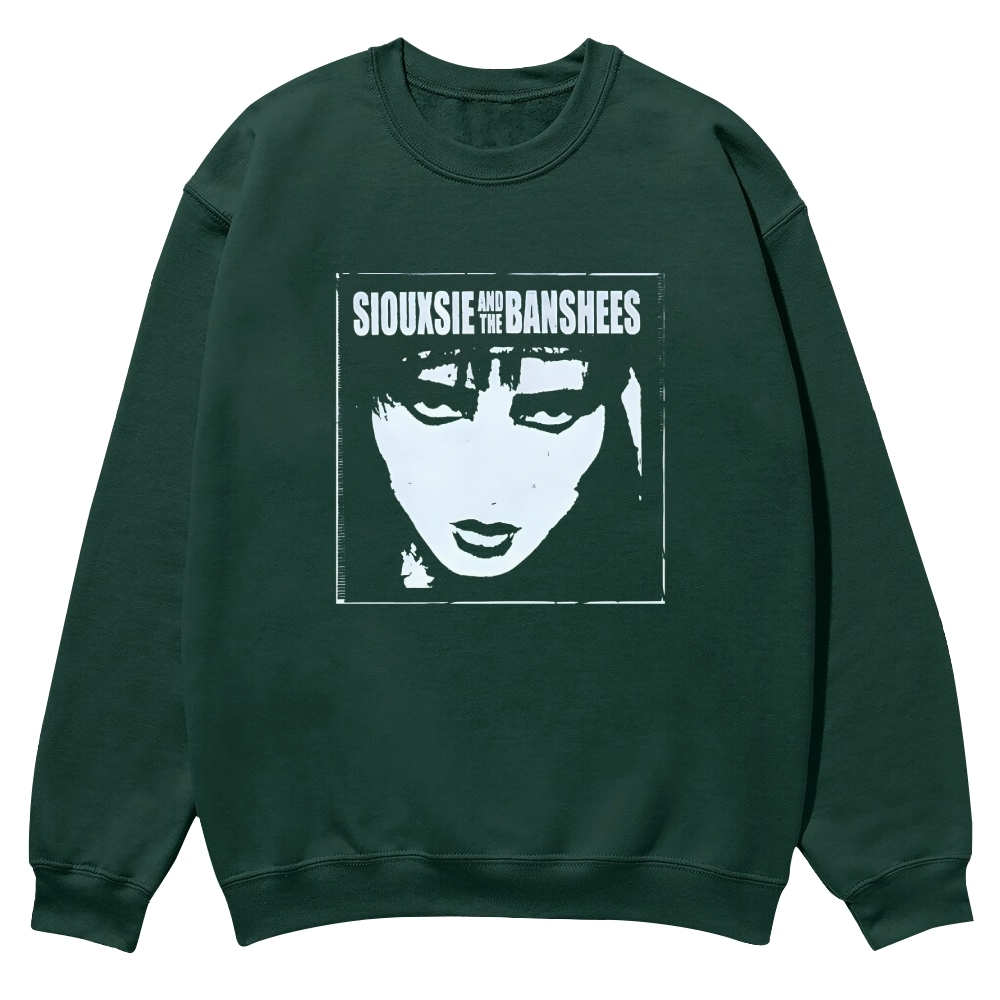 Vintage Siouxsie and the Banshees face Casual Crewneck Sweatshirt
