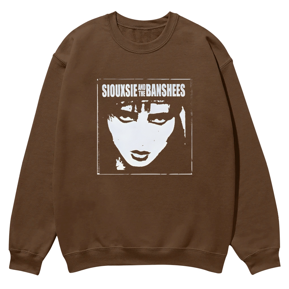 Vintage Siouxsie and the Banshees face Casual Crewneck Sweatshirt