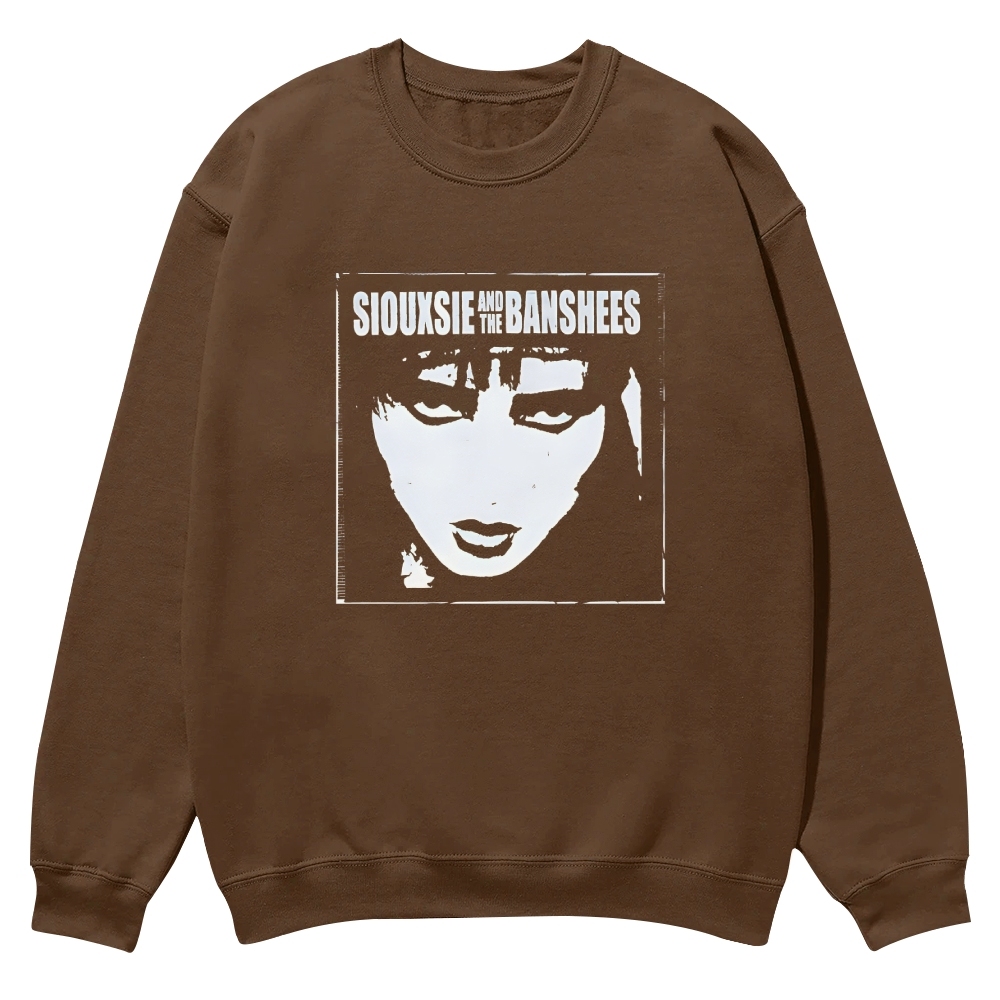 Vintage Siouxsie and the Banshees face Casual Crewneck Sweatshirt
