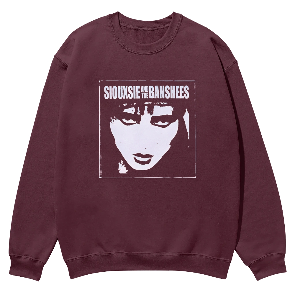 Vintage Siouxsie and the Banshees face Casual Crewneck Sweatshirt