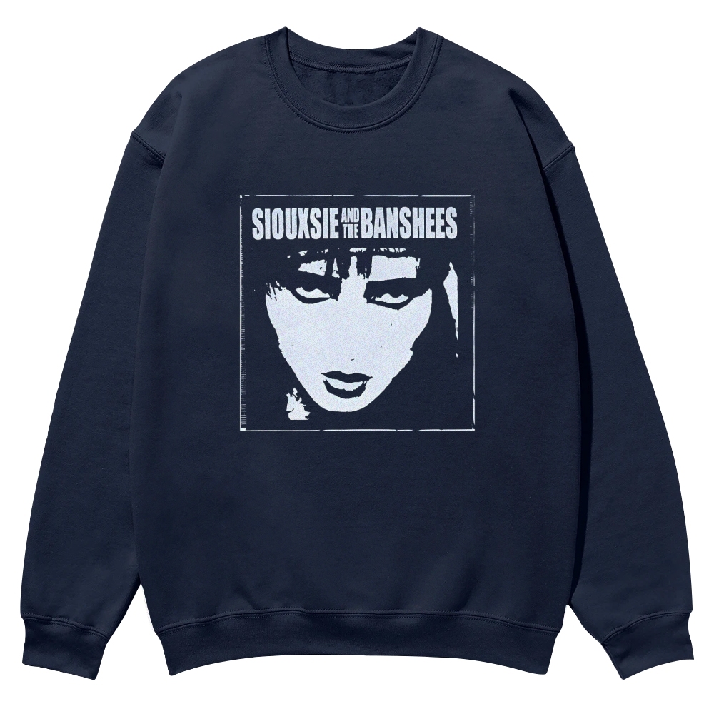 Vintage Siouxsie and the Banshees face Casual Crewneck Sweatshirt