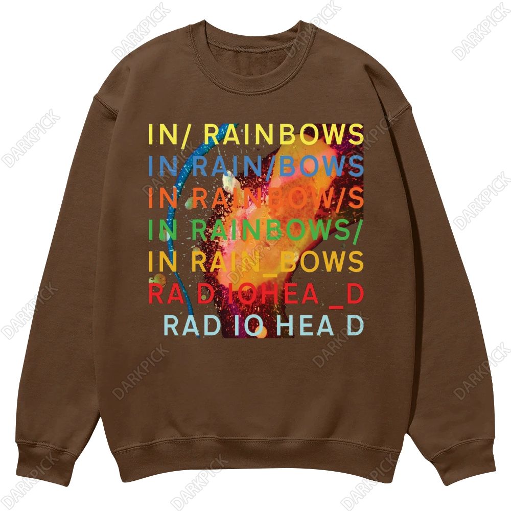 Radiohead Band In Rainbows Casual Crewneck Sweatshirt