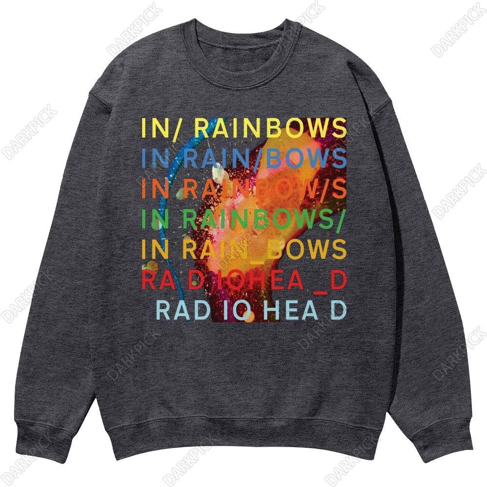 Radiohead Band In Rainbows Casual Crewneck Sweatshirt