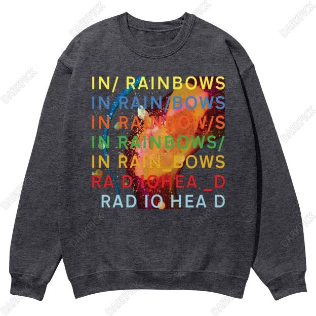 Radiohead Band In Rainbows Casual Crewneck Sweatshirt