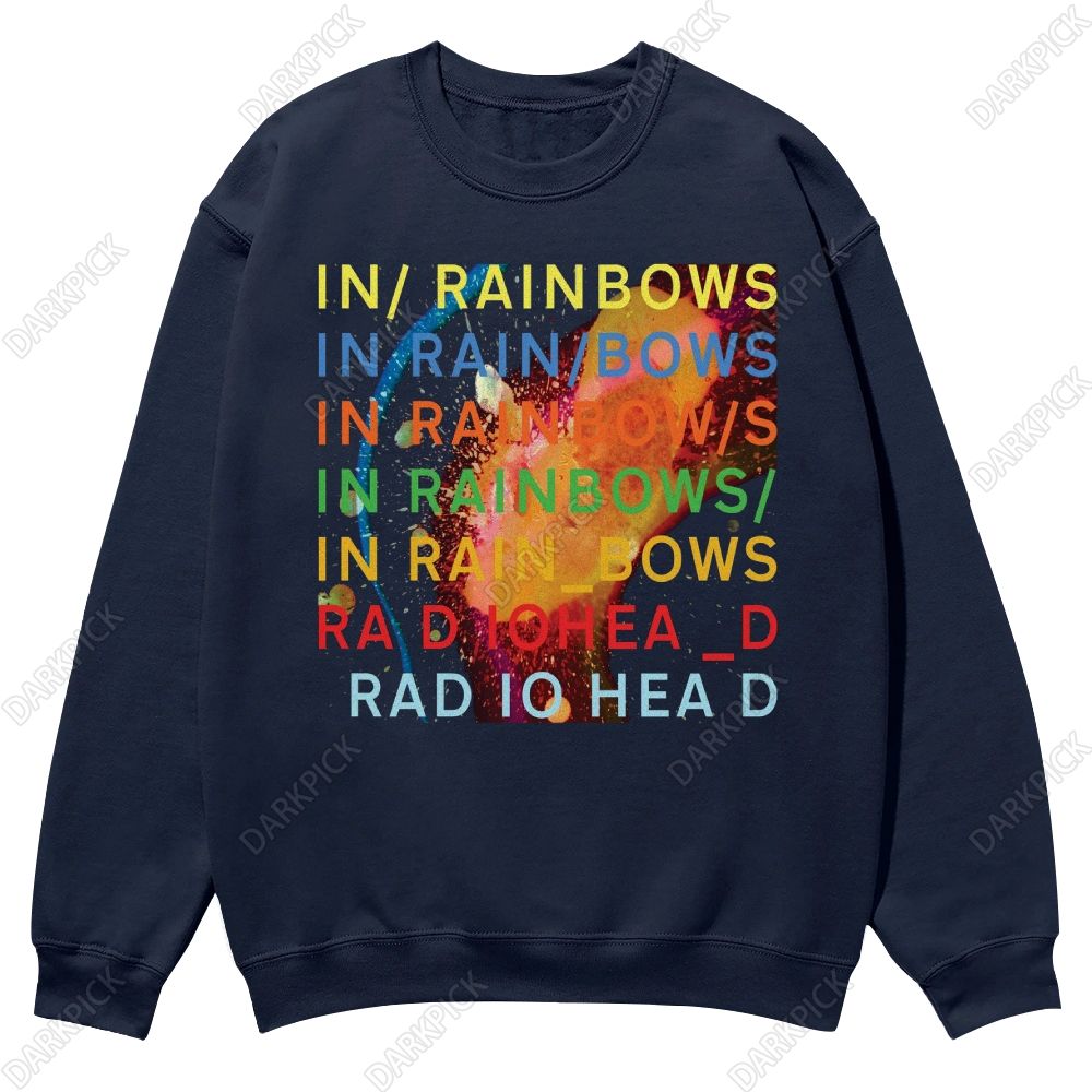 Radiohead Band In Rainbows Casual Crewneck Sweatshirt