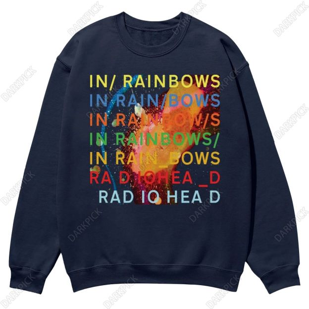 Radiohead Band In Rainbows Casual Crewneck Sweatshirt