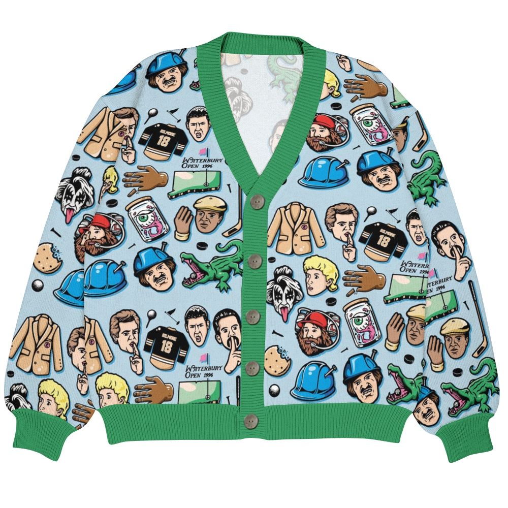 Cartoon Ugly Cardigan Sweater