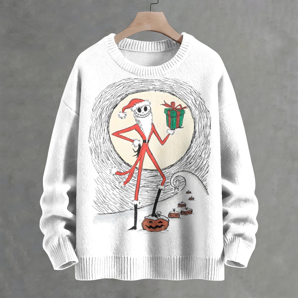 The Nightmare Before Christmas,Jack Skellington Crew Neck Sweater