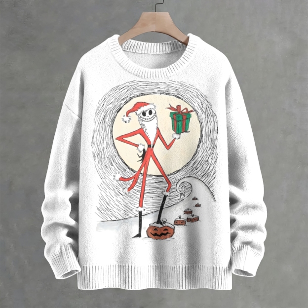 The Nightmare Before Christmas,Jack Skellington Crew Neck Sweater