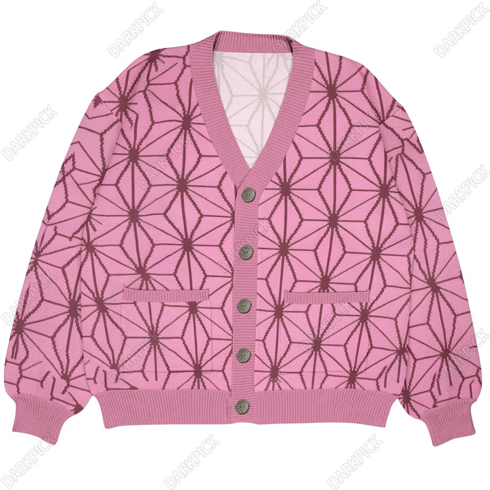 Irregular Geometry Ugly Cardigan Sweater