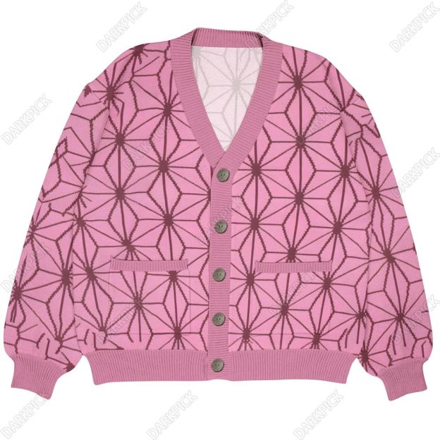 Irregular Geometry Ugly Cardigan Sweater