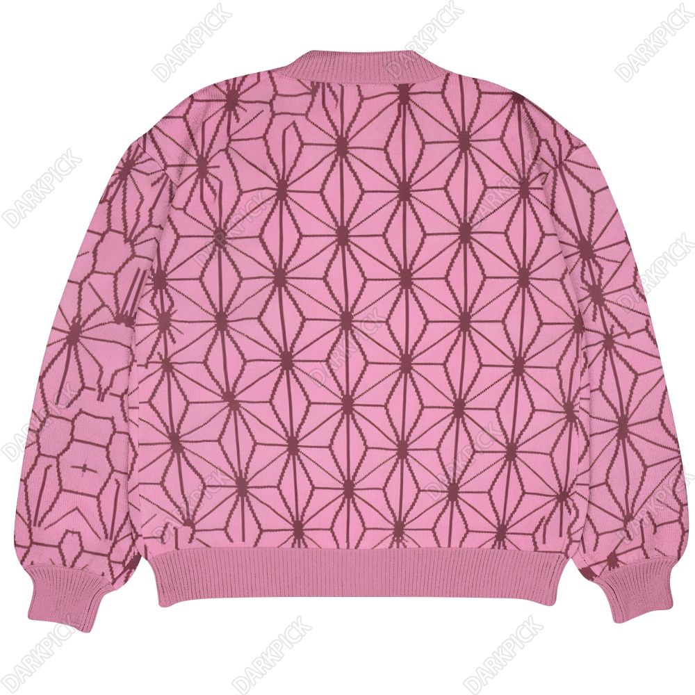 Irregular Geometry Ugly Cardigan Sweater