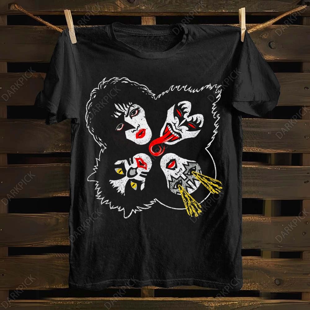 Kiss Rock Band cotton T-shirt