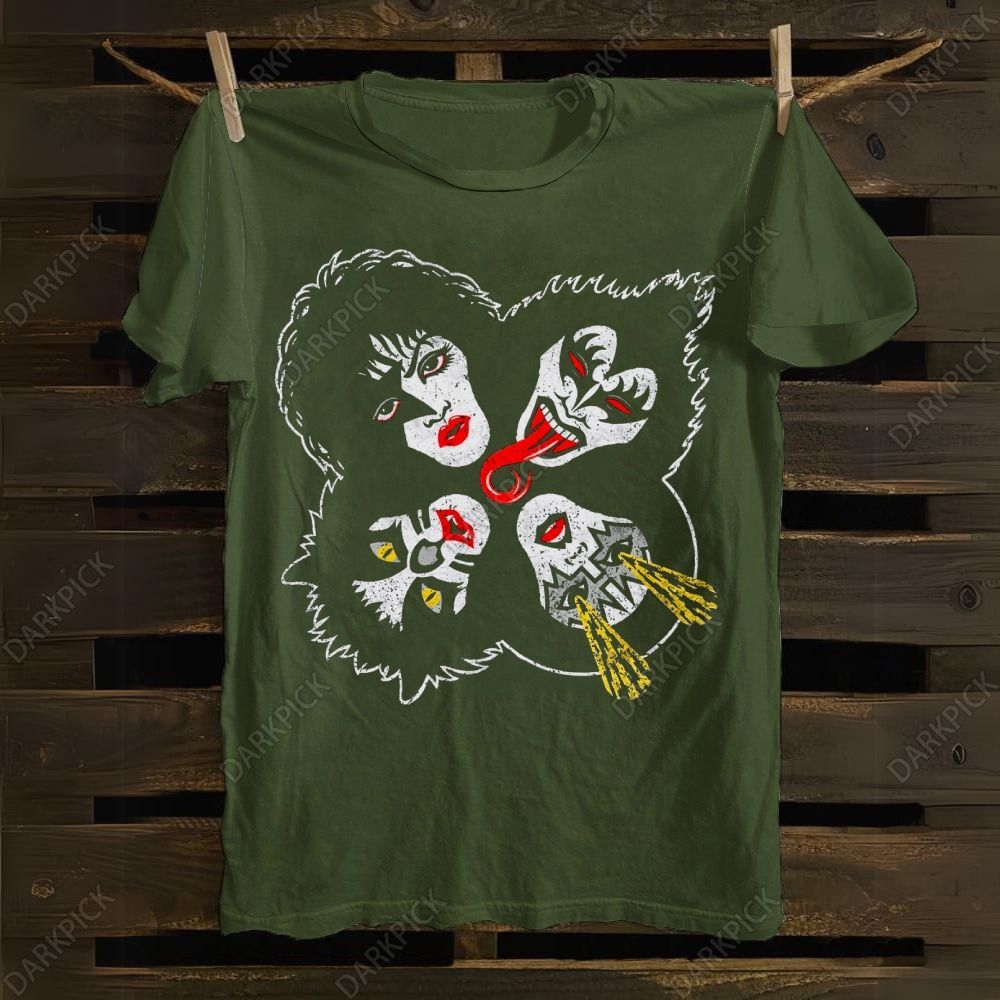 Kiss Rock Band cotton T-shirt