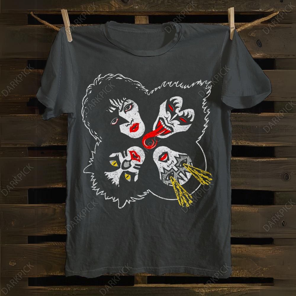 Kiss Rock Band cotton T-shirt