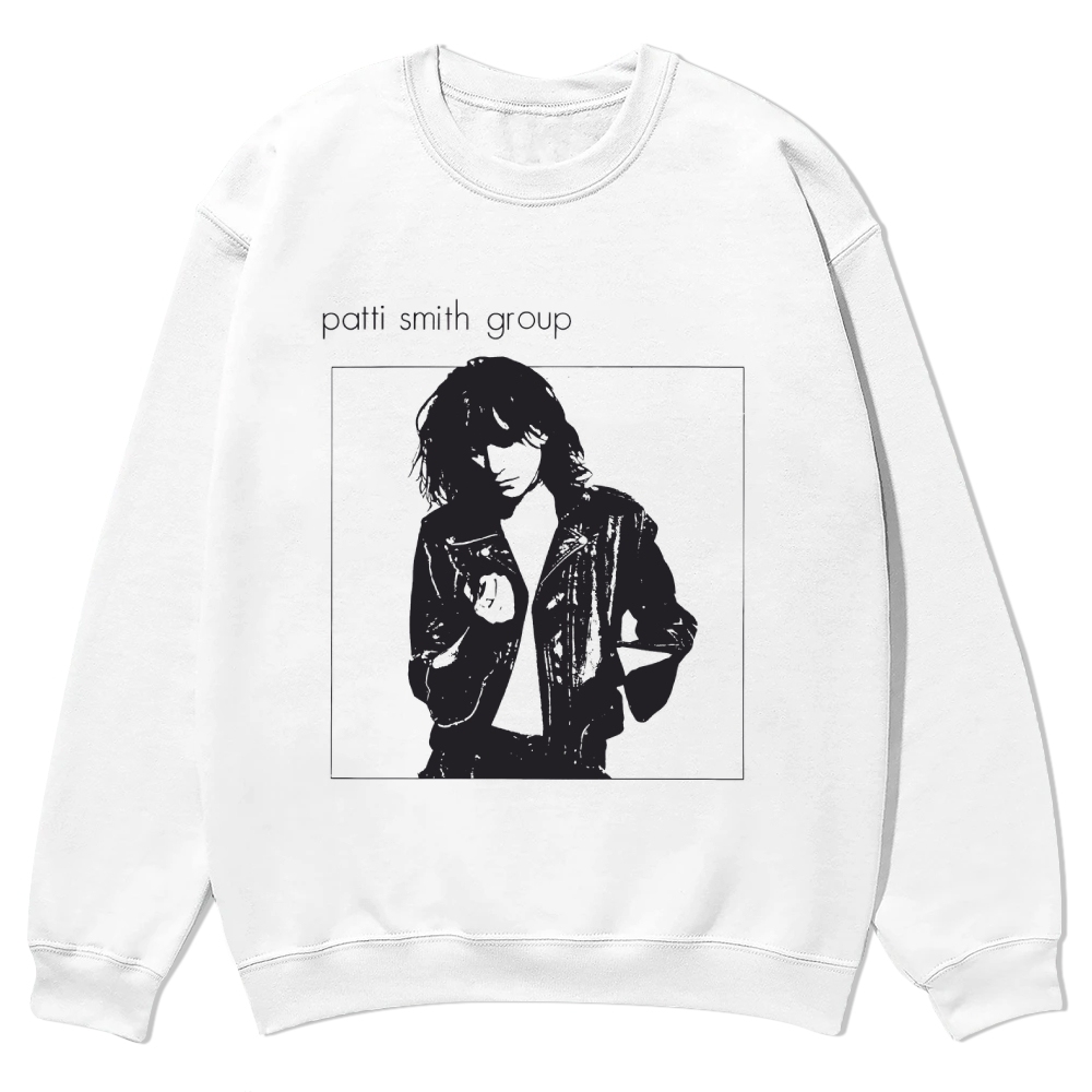 Patti Smith Casual Crewneck Sweatshirt