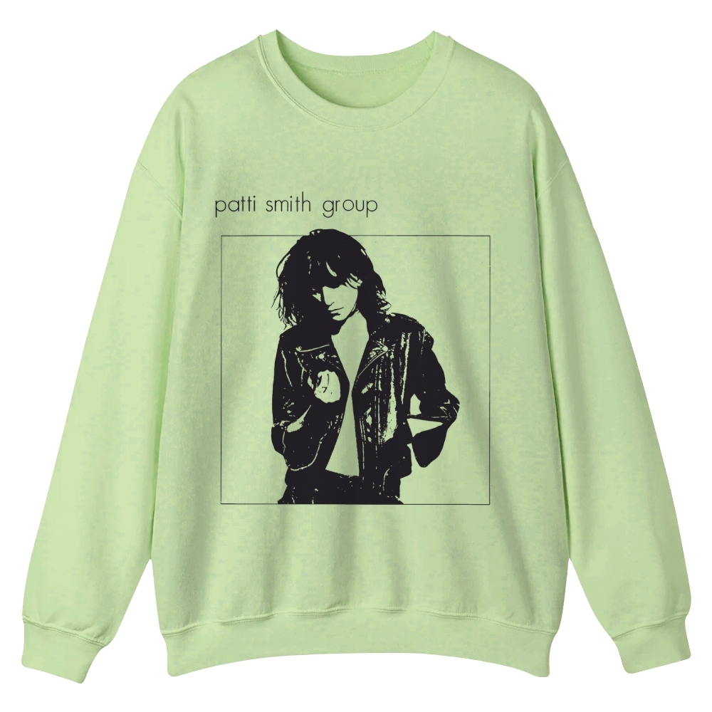 Patti Smith Casual Crewneck Sweatshirt