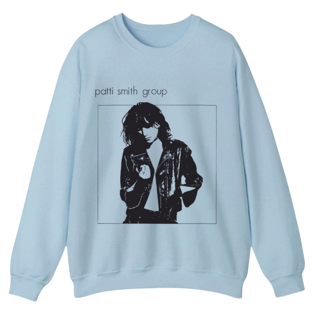 Patti Smith Casual Crewneck Sweatshirt