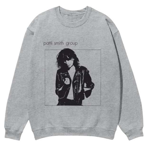 Patti Smith Casual Crewneck Sweatshirt