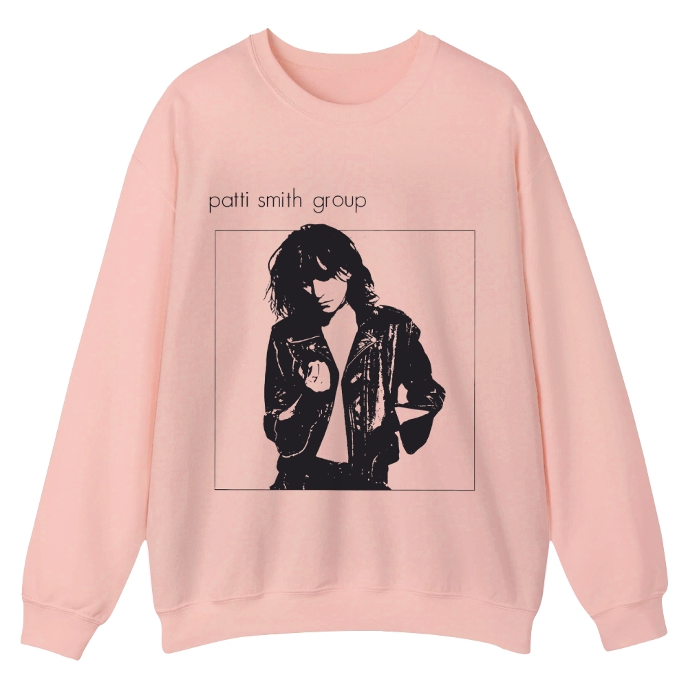 Patti Smith Casual Crewneck Sweatshirt