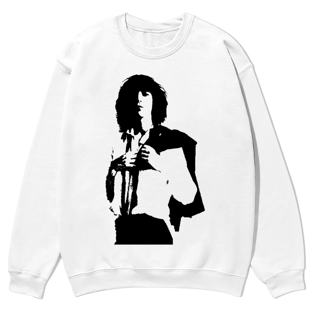 Patti Smith Casual Crewneck Sweatshirt