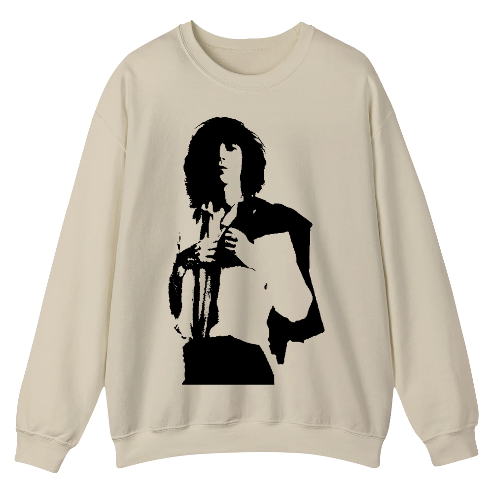 Patti Smith Casual Crewneck Sweatshirt