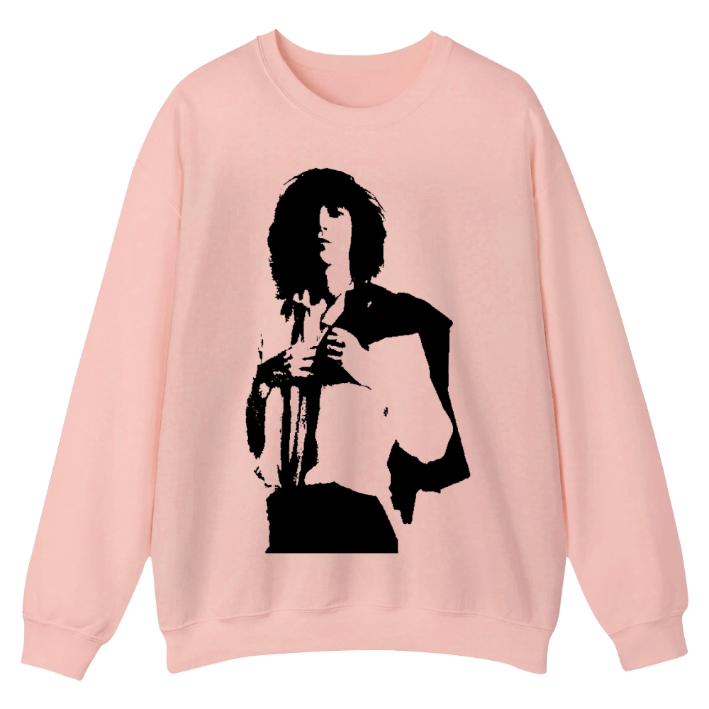 Patti Smith Casual Crewneck Sweatshirt