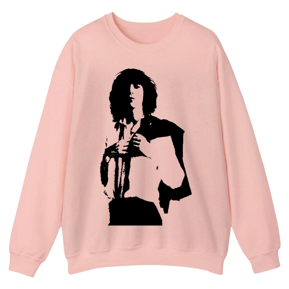 Patti Smith Casual Crewneck Sweatshirt