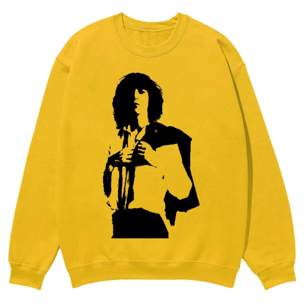 Patti Smith Casual Crewneck Sweatshirt