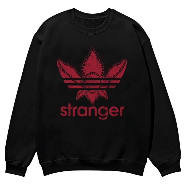 Stranger Things Demogorgon Adidas Casual Crewneck Sweatshirt