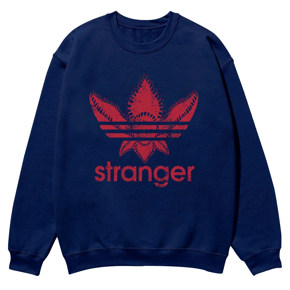 Stranger Things Demogorgon Adidas Casual Crewneck Sweatshirt