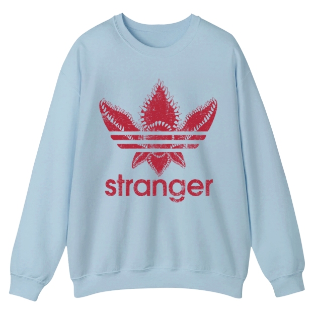Stranger Things Demogorgon Adidas Casual Crewneck Sweatshirt