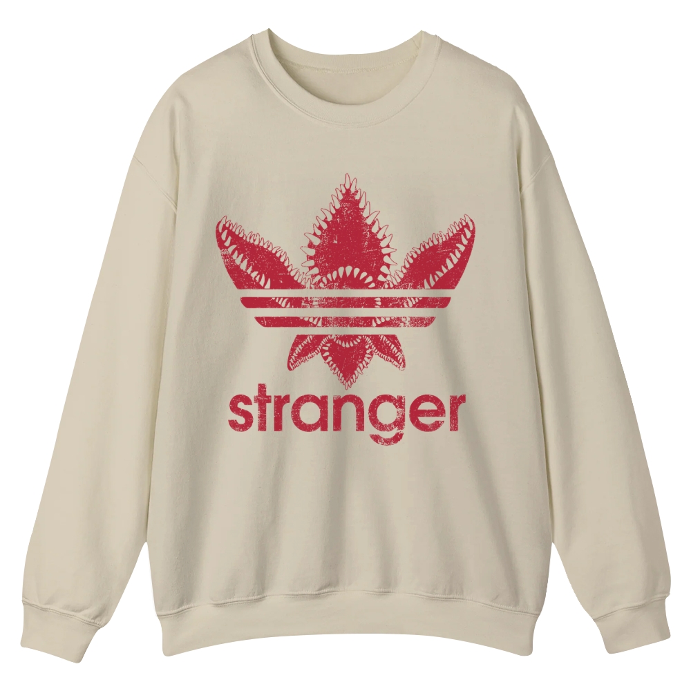 Stranger Things Demogorgon Adidas Casual Crewneck Sweatshirt