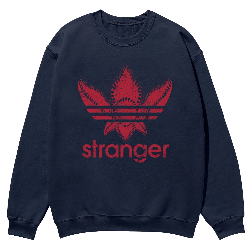 Stranger Things Demogorgon Adidas Casual Crewneck Sweatshirt