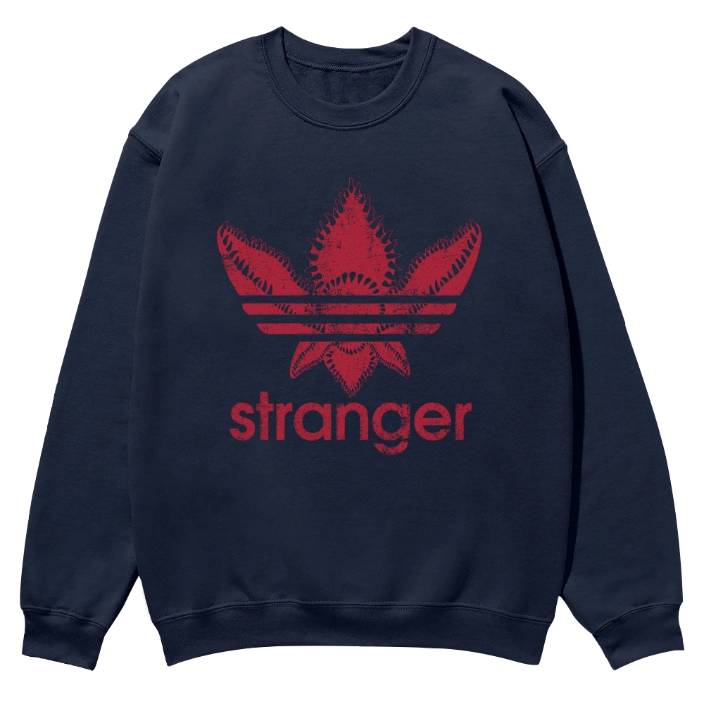 Stranger Things Demogorgon Adidas Casual Crewneck Sweatshirt