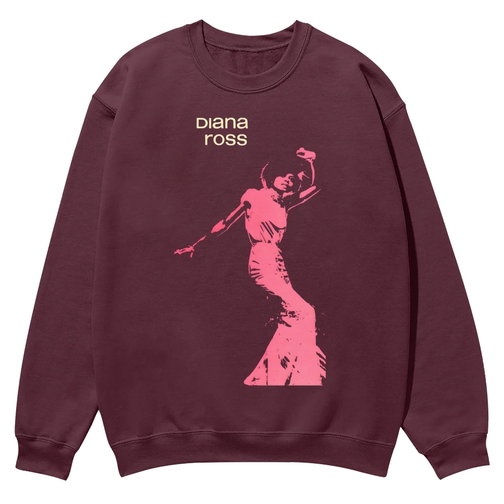 Vintage Diana Ross Casual Crewneck Sweatshirt