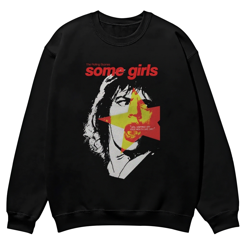 The Rolling Stone Some Girls Casual Crewneck Sweatshirt