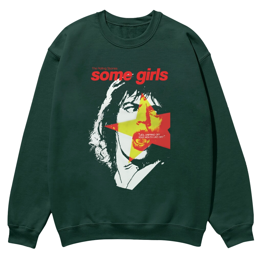 The Rolling Stone Some Girls Casual Crewneck Sweatshirt