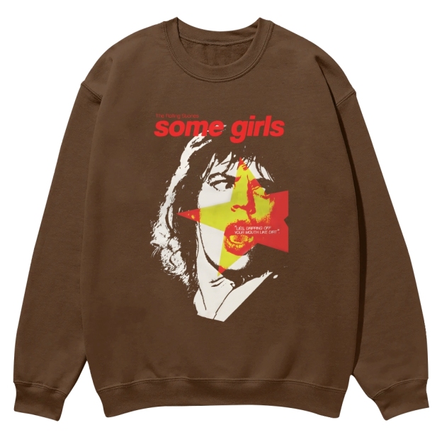 The Rolling Stone Some Girls Casual Crewneck Sweatshirt